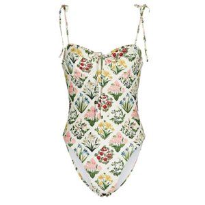 AGUA BY AGUA BENDITA Ebano Sweetheart One-Piece Swimsuit - NWT